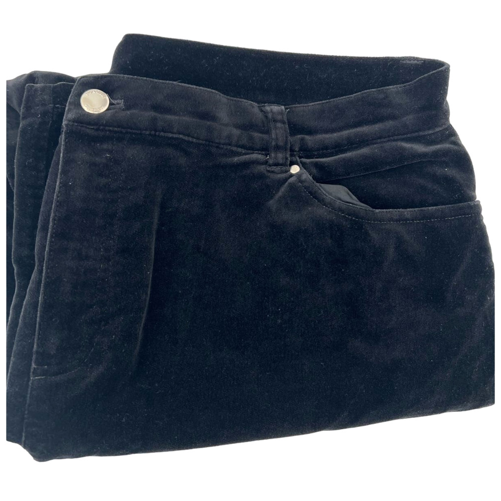 Jones New York Black Velvet Pants Size 16